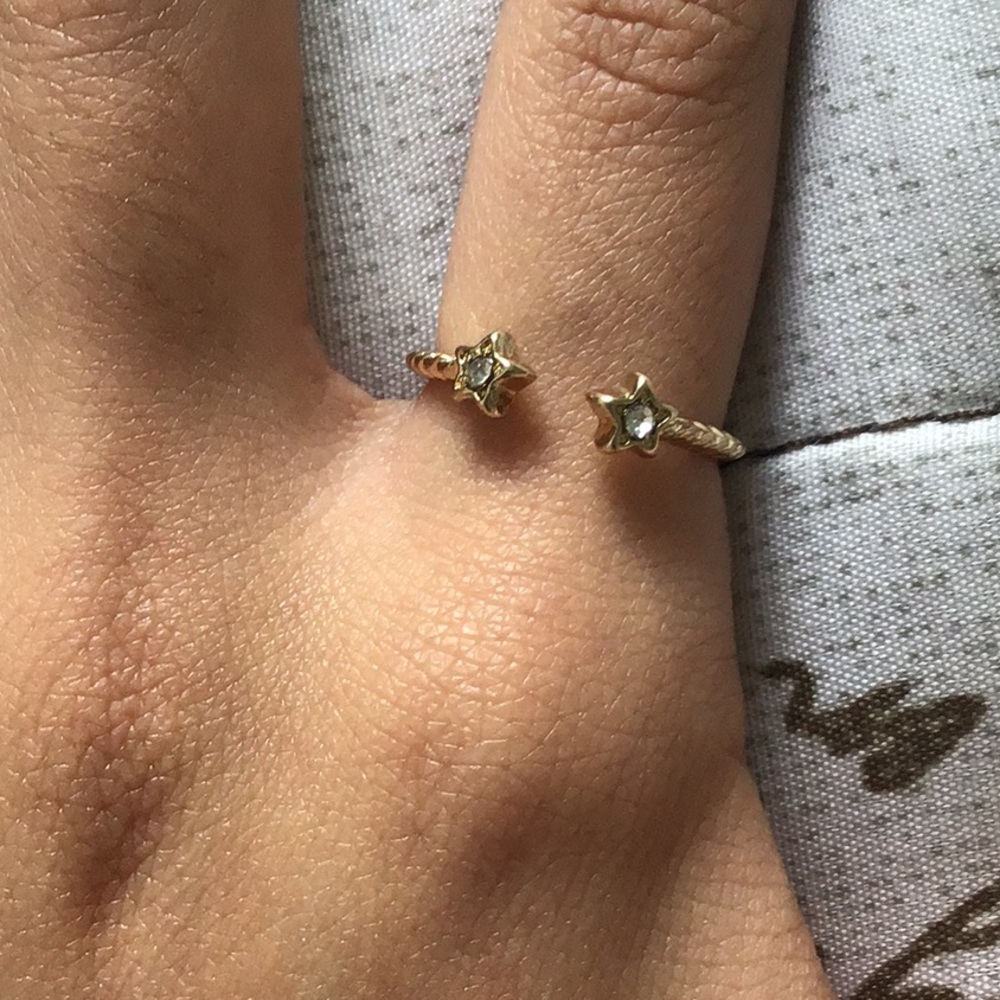 Gold ring stack - Picture 2 of 6